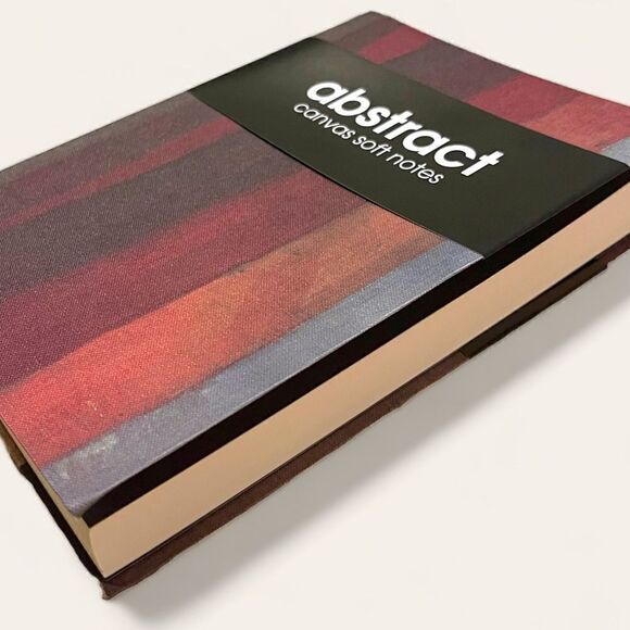 PaperLuxe Abstract Soft Canvas Soft Notes Ribbon Bookmarker Acid-Free Notebook - Picture 3 of 14